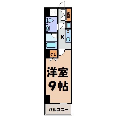 スクエア名駅南 間取り図