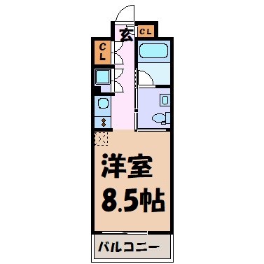 白川公園パークマンション 間取り図