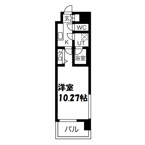 レジデンシア今池 間取り図