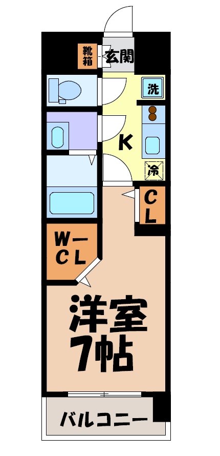 パルティール黒川本通り 間取り図