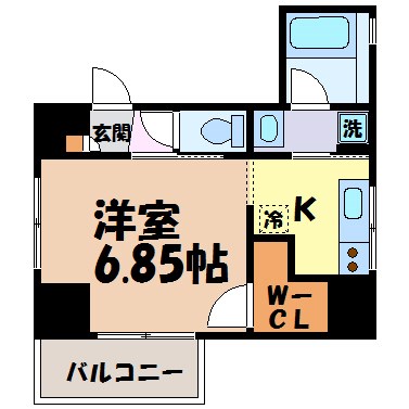 Casa Avenue Ikeshita 間取り図