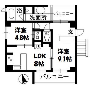パークホームズ覚王山ＷＥＳＴ 間取り図