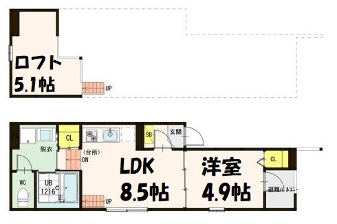 フェニーチェ名古屋 間取り図