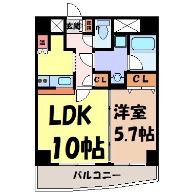 エスポアール千種 間取り図