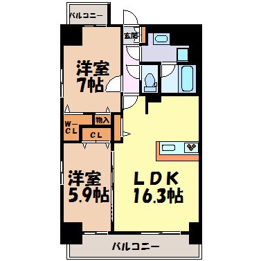 ストラーダ浅間 間取り図
