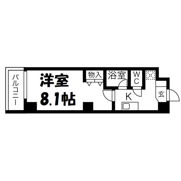 ベル黒川 間取り図