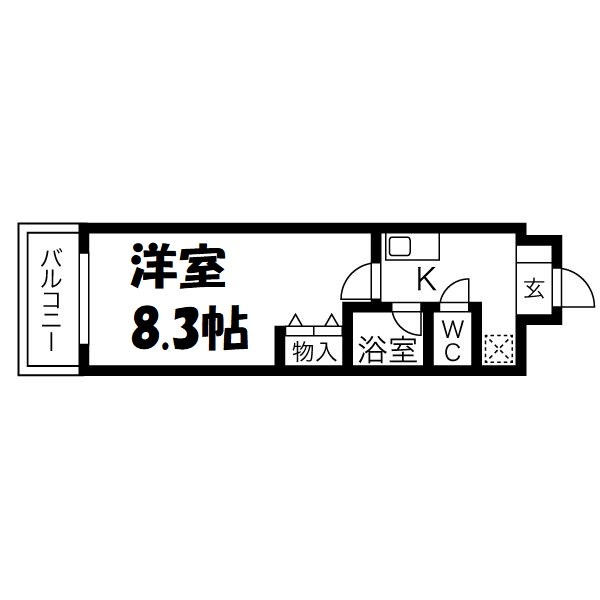 ベル黒川 間取り図