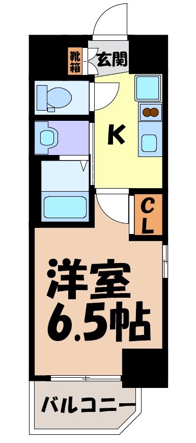 エステムコート名古屋新栄Ⅲグローリィ 間取り