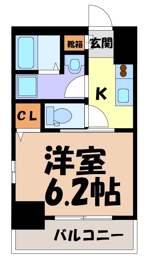 エステムコート名古屋泉プラチナムゲート 間取り図