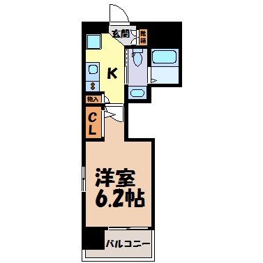 エステムコート名古屋泉プラチナムゲート 間取り図