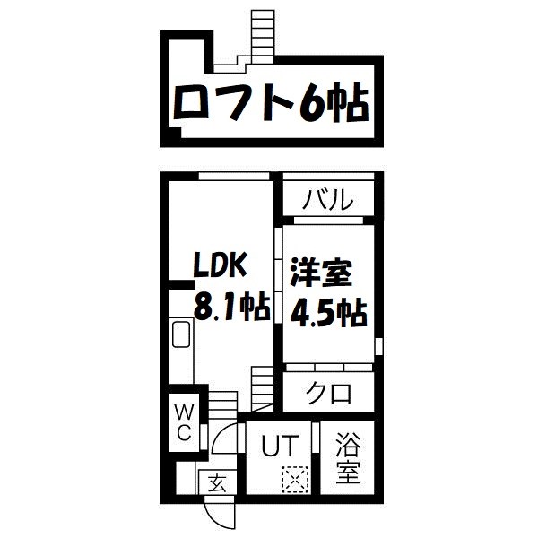 ハーモニーテラス大喜町 間取り図