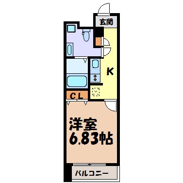 セントレイクセレブ代官町 間取り図