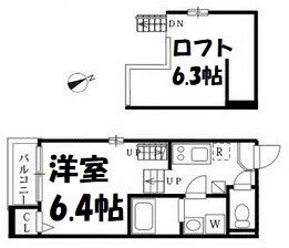 ハーモニーテラス萩原町 間取り図