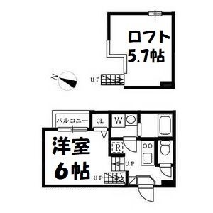 ユースター川名 間取り図