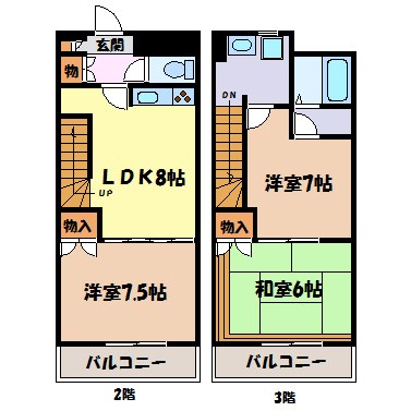 アミティヤスダ 間取り図