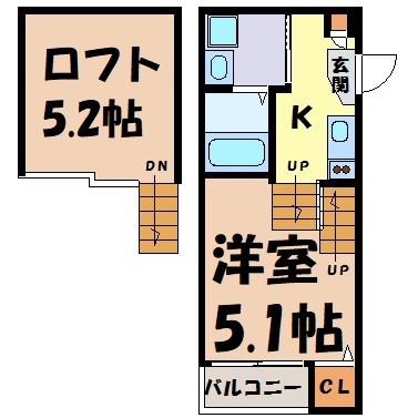 ハーモニーテラス川名町 間取り図