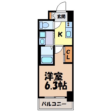 PLATZ TACHIBANA 間取り図