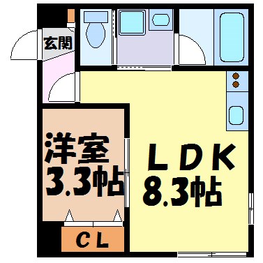 Avance名駅通 間取り図