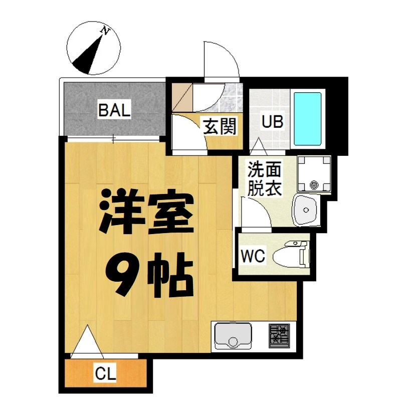 R-Smart covo 新栄 間取り図