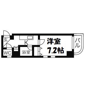 プロシード太閤通 間取り図