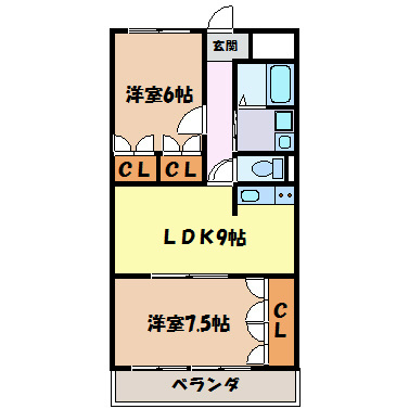 英ハイツ 間取り