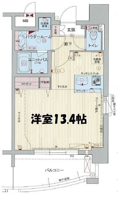プレサンス泉アーバンゲート 間取り図