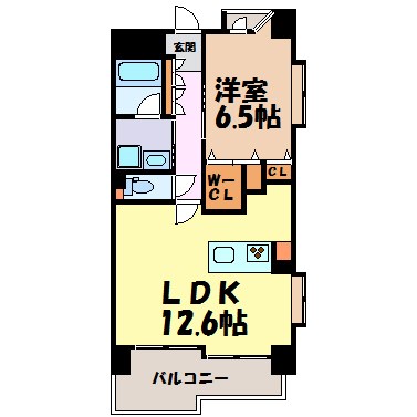 ラクラーレ大曽根 間取り図