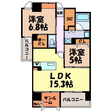 Grand Palace IKAI 間取り図