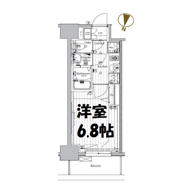 メイクスデザイン名駅南 間取り図