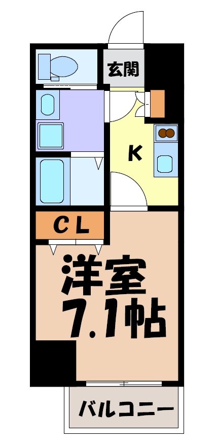 La Douceur今池南 間取り図