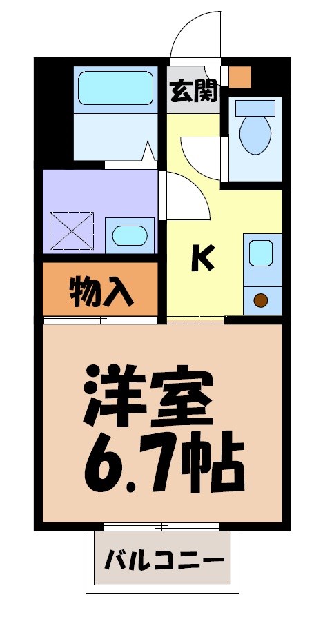 ラフォーレ萩原 間取り図