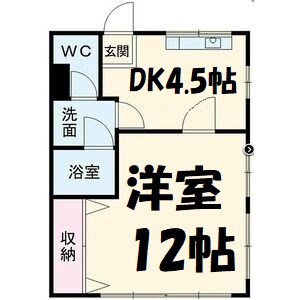 マンション幸 間取り図