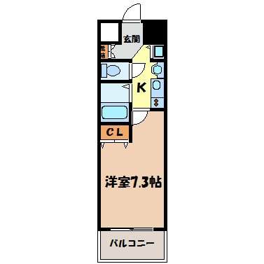 プレサンス栄メディパーク 間取り図