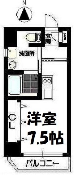 パレット駅西 間取り図