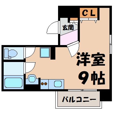 ウイングコート徳川 間取り図