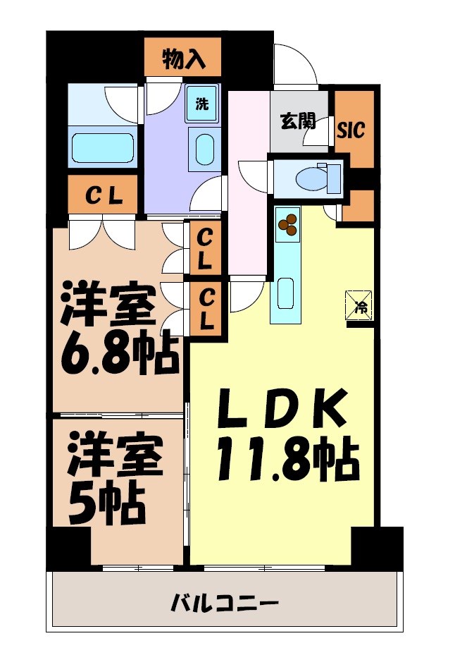 プライムメゾン高見 間取り図