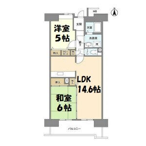 アーバンドエル八事石坂 間取り図