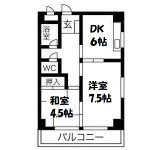 めぞん平成 間取り図