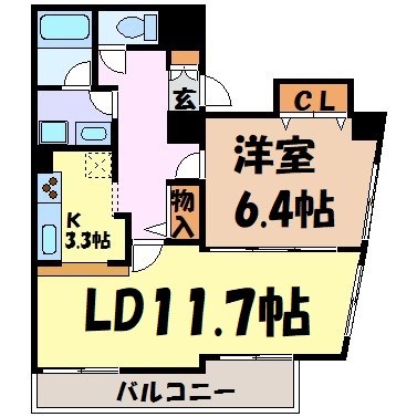 ラッフル千代田 間取り図