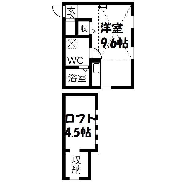 ロフト壱番館 間取り図
