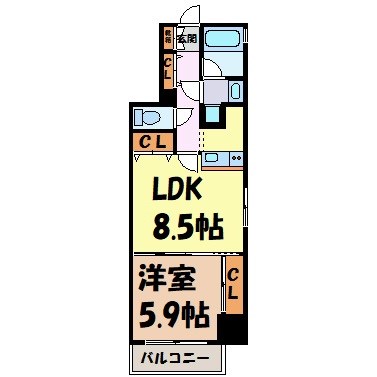 ライブコート泉 間取り図