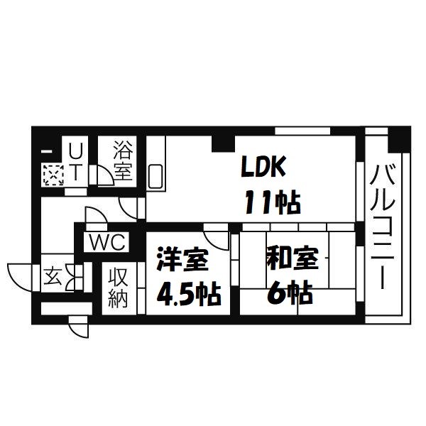 リエス千代田 間取り図