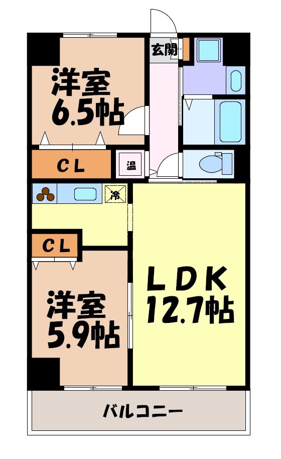パテオはなの木 間取り図