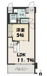 セントピア岡安 間取り図