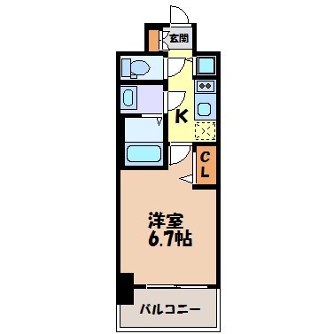 プレサンス名古屋STATIONルミアス 間取り図
