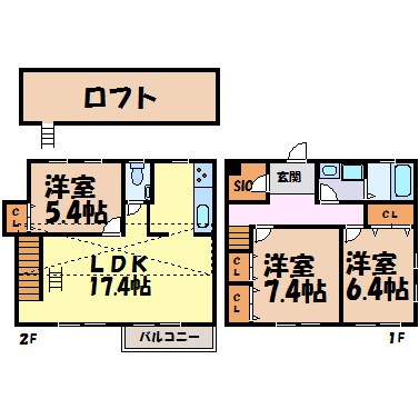 アイタウン車道 間取り図