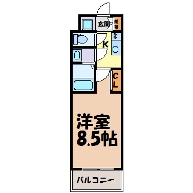 S-RESIDENCE志賀本通 間取り図