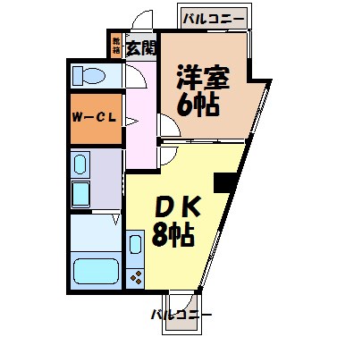 ハイリスベーネ池下 間取り図