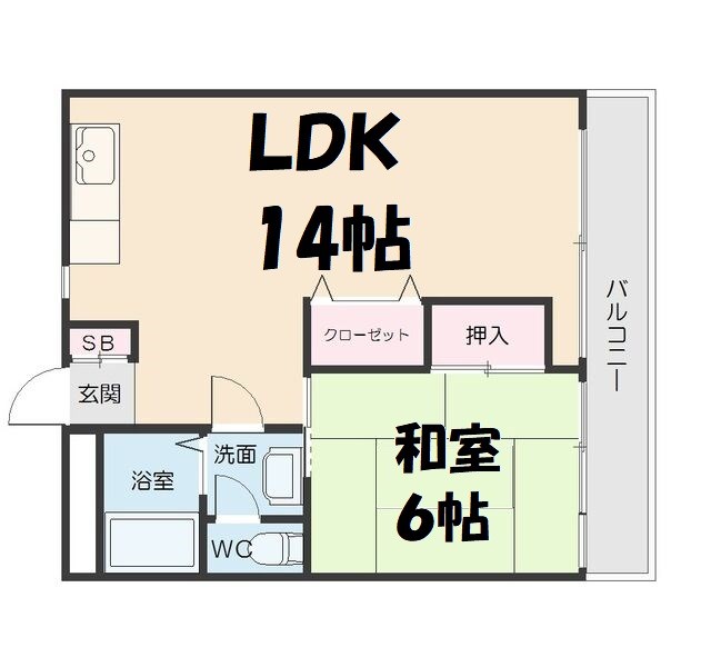第16オオタビル 間取り図