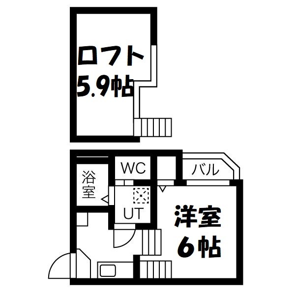 ハーモニーテラス志賀町Ⅲ 間取り図